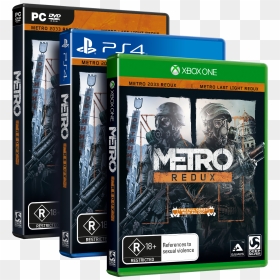 Metro Redux Cd Ps4, HD Png Download - metro 2033 png