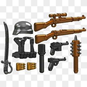 Brickarms Ww1 Battle Pack, HD Png Download - luger png