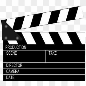 Movie Clapper Board, HD Png Download - rollo de pelicula png