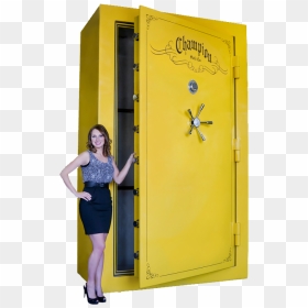 Champion Big Yellow Girl - Huge Champion Gun Safe, HD Png Download - vault door png