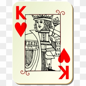 Guyenne Deck King Of Hearts - King Of Play Cards, HD Png Download - king of hearts png