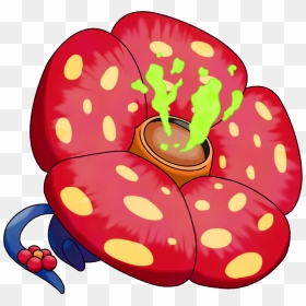 Shiny Mega Vileplume Pokdex Stats Moves Evolution - Rafflesia Png, Transparent Png - vileplume png