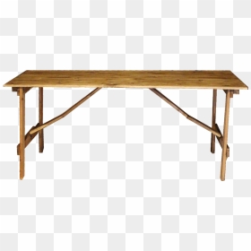 Transparent Wooden Table Png - Long Table Png, Png Download - rustic wood png