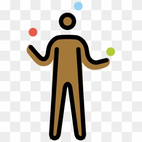 Person Juggling Emoji Clipart - Clip Art, HD Png Download - people emoji png