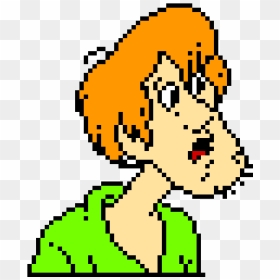 Shaggy Pixel Art, HD Png Download - shaggy scooby doo png