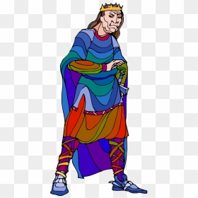 Shakespeare"s Old King Clipart - Shakespeare Character Clipart, HD Png Download - king of hearts png
