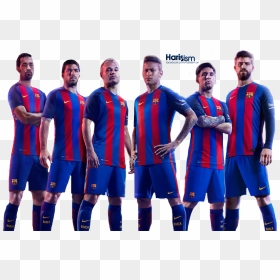Fc Barcelona 2017 Png Clipart - Barcelona Team 2018 Png, Transparent Png - barca png