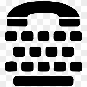 Telecommunications Device For The Deaf Icon, HD Png Download - typewriter icon png
