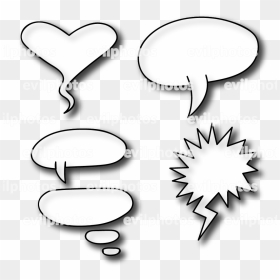 Speech Bubble Drawing Vector And Stock Photo - Speech Balloon, HD Png Download - bubbles vector png