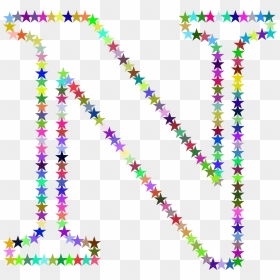 Letter K Clipart, HD Png Download - rainbow stars png