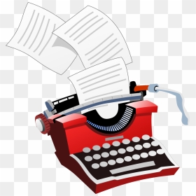 Cartoon Typewriter Png, Transparent Png - typewriter icon png
