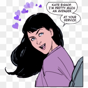 Transparent Hawkeye Comic Png - Kate Bishop Im Pretty Much An Avenger, Png Download - marvel comics png