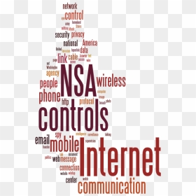 Nsa Controls The Internet Message - Graphic Design, HD Png Download - nsa png