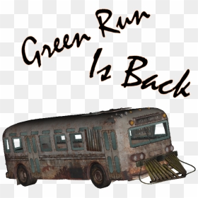 Green Run Bus, HD Png Download - bo2 zombies png