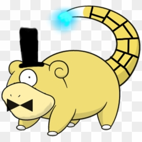 Yellow Clip Art Fauna - Slowpoke Shiny Png, Transparent Png - slowpoke png