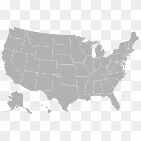 Map Of The United States - Us State Map Png, Transparent Png - made in usa stamp png