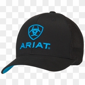 Ariat Men"s Half Mesh Back Cap W/blue Ariat Symbol - Ariat Cap 300005227, HD Png Download - ariat logo png