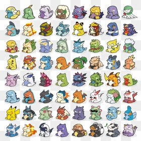 Pokemon Characters Transparent Image - Substitute Pokemon Art, HD Png Download - pokemon characters png