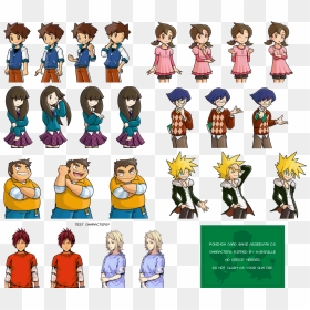 Click For Full Sized Image Characters - Cartoon, HD Png Download - pokemon characters png