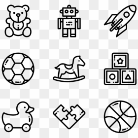 Hand Drawn Icon Png, Transparent Png - christmas toys png