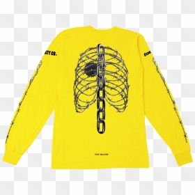 Post Malone Yellow Shirt, HD Png Download - ribcage png