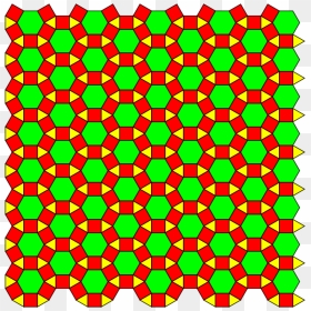 Regular Polygon Tessellation Patterns, HD Png Download - hexagon grid png