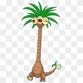 Alolan Exeggutor, HD Png Download - dedenne png