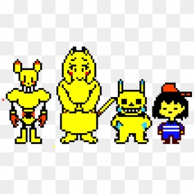 Undertale Characters Names, HD Png Download - pokemon characters png