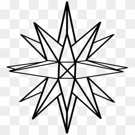 Drawn Crystal Transparent - Draw A Crystal Star, HD Png Download - drawn star png