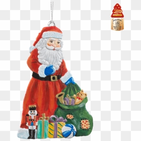Santa With Toys - Christmas Ornament, HD Png Download - christmas toys png