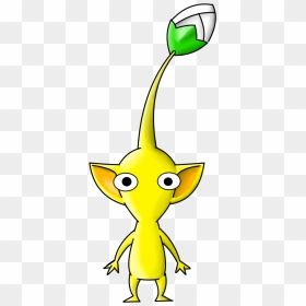 Just A Yellow Pikmin - Cartoon, HD Png Download - pikmin png
