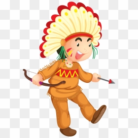 Indian Clipart Saints - Little Indian Boy Clipart, HD Png Download - american indian png