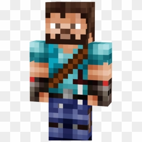 Old Minecraft Steve Skin, HD Png Download - steve skin png