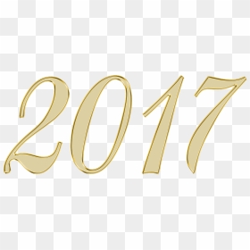 Imagenes De Numero 2017, HD Png Download - 2017 gold png