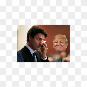 Tucker Carlson Justin Trudeau, HD Png Download - trump thumbs up png