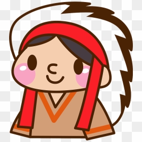 Native American Indian Clipart - Natives Americans Cartoon, HD Png Download - american indian png