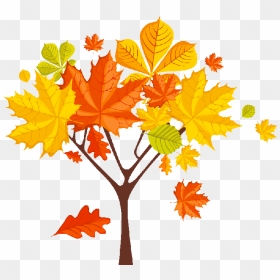 Autumn Song Clipart, HD Png Download - hojas de otoño png
