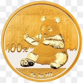 China Panda 8g Gold Coin - Chinese Gold Panda, HD Png Download - 2017 gold png