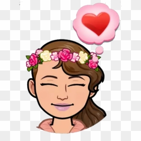 #snapchat #bitmoji #bored #coconut3147 - Snapchat Bitmoji Girl, HD Png Download - bitmoji png