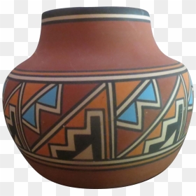 Painted Native American Flower Pots, HD Png Download - american indian png