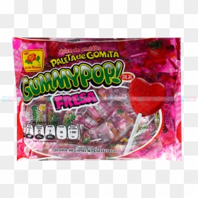 Gummy Pop Corazon 16/55 - Stick Candy, HD Png Download - corazon rosa png