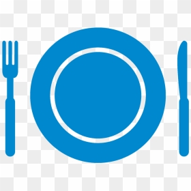 Meal Plate Icon Blue - Queen's Park, HD Png Download - plate icon png