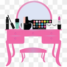 Makeup Clipart Glamour - Topo De Bolo Maquiagem, HD Png Download - hokage hat png