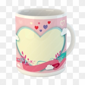 Mug, HD Png Download - corazon rosa png