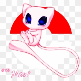 Mew - Kawaii Mew, HD Png Download - pokemon mew png
