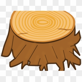 Trunk Clipart Root Clipart - Tree Stump Png Cartoon, Transparent Png - tronco png