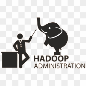 Indian Elephant, HD Png Download - hadoop logo png
