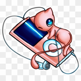 Mew The Pokemon Images Mew With An Ipod Hd Wallpaper - Cute Pokemon Drawings Mew, HD Png Download - pokemon mew png