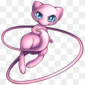 Pokemon Shiny-mew Is A Fictional Character Of Humans - Transparent Png Download Shiny Mew Png, Png Download - pokemon mew png