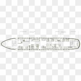 Airbus Floor Plan Horizontal Small - Plan, HD Png Download - architecture entourage png